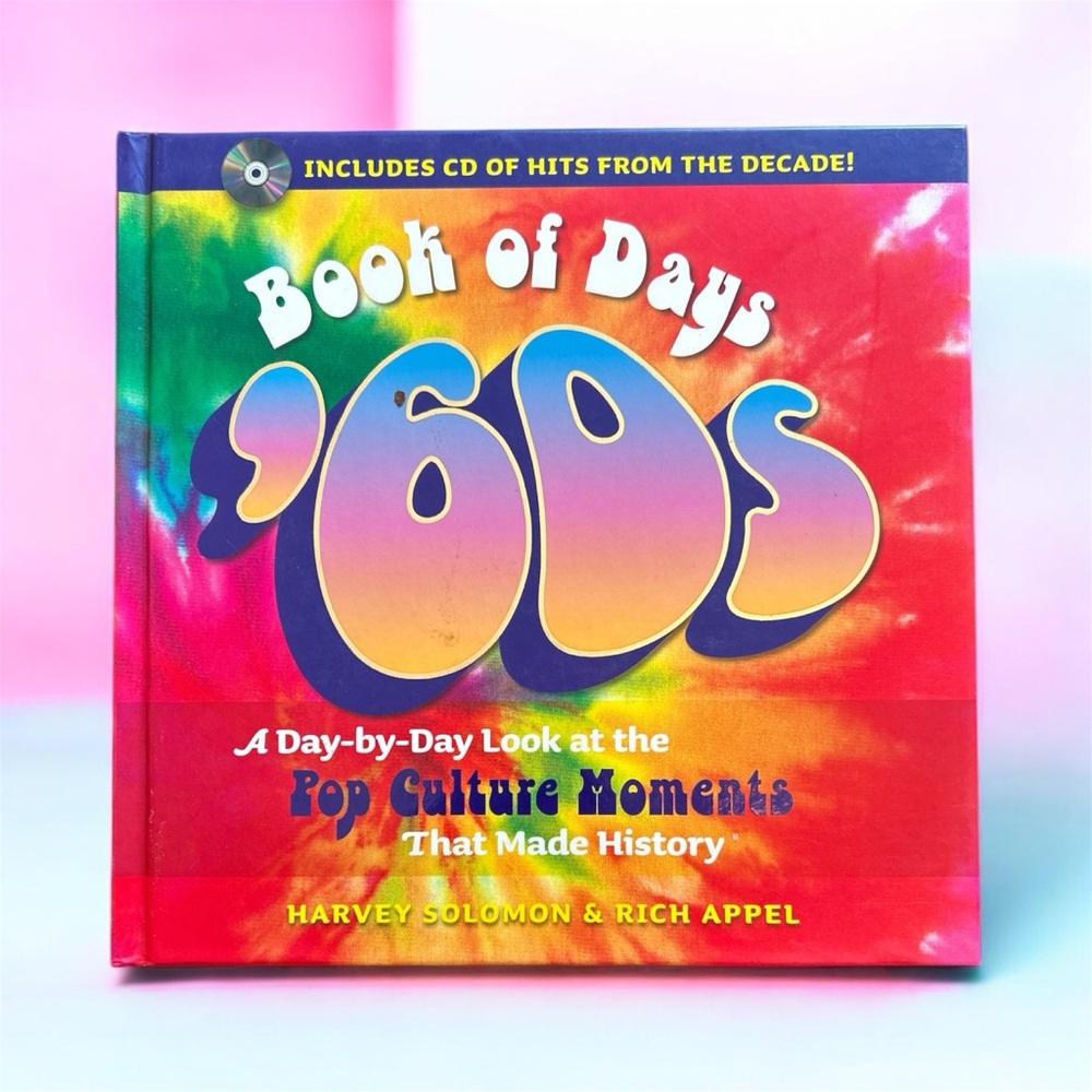 Book of Days 60s Pop Culture Hardcover Book Solomon & Appel New CD Included